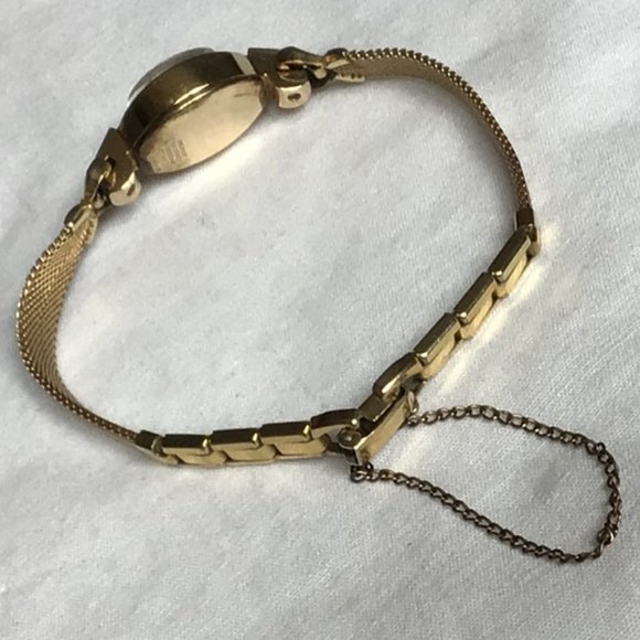 Benrus - Vintage elegant ladies gold watch with box - Picture 4 of 11